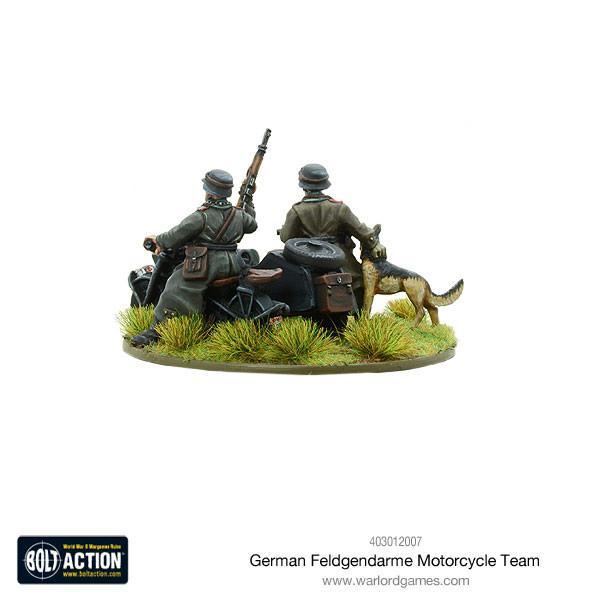 BOLT ACTION: GERMAN ARMIES - FELDGENDARME MOTORYCLE TEAM