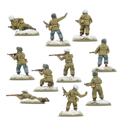 BOLT ACTION: US ARMIES - AIRBONE PATHFINDER SQUAD - (WINTER) + (ORDER DICE)