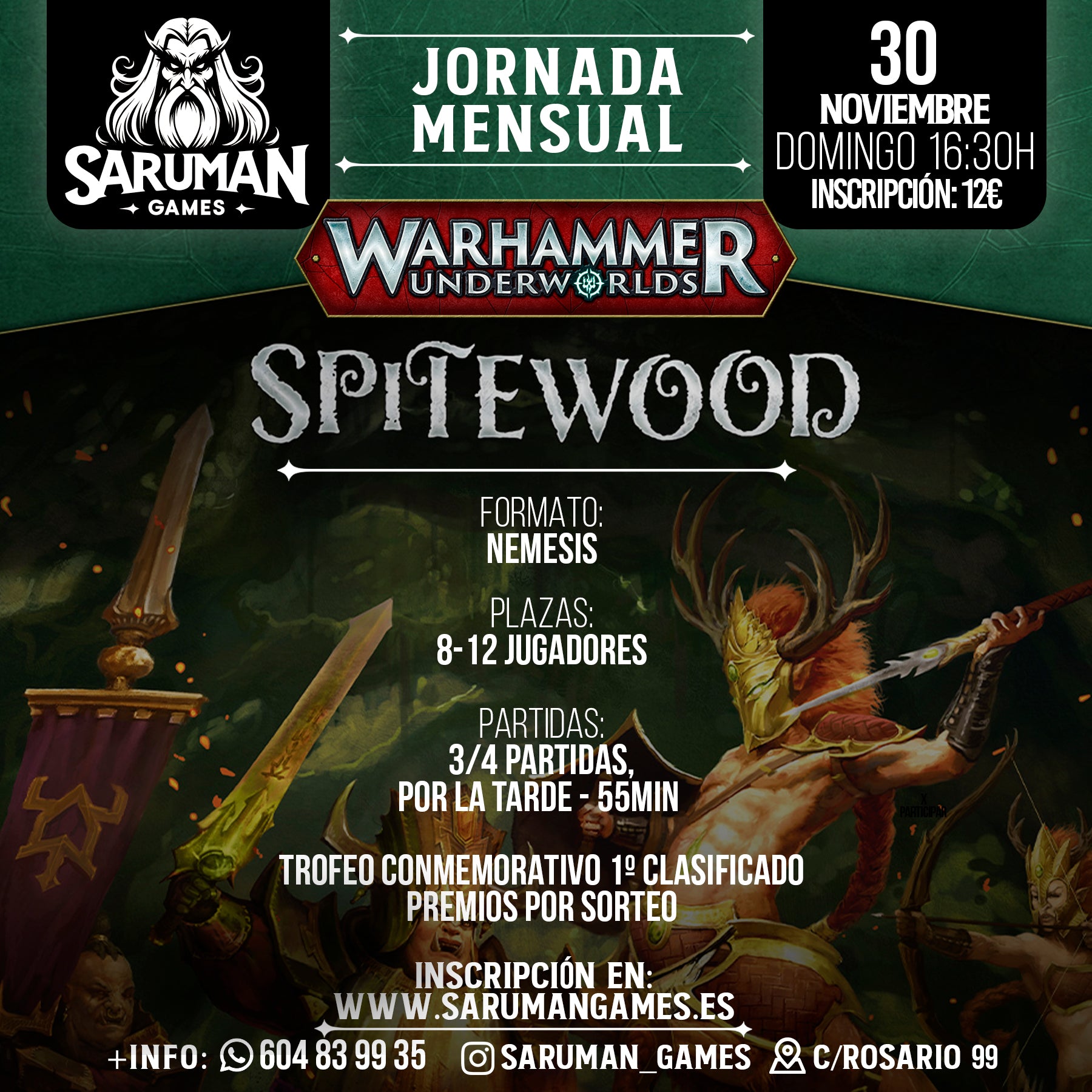 JORNADA MENSUAL – WARHAMMER UNDERWORLDS