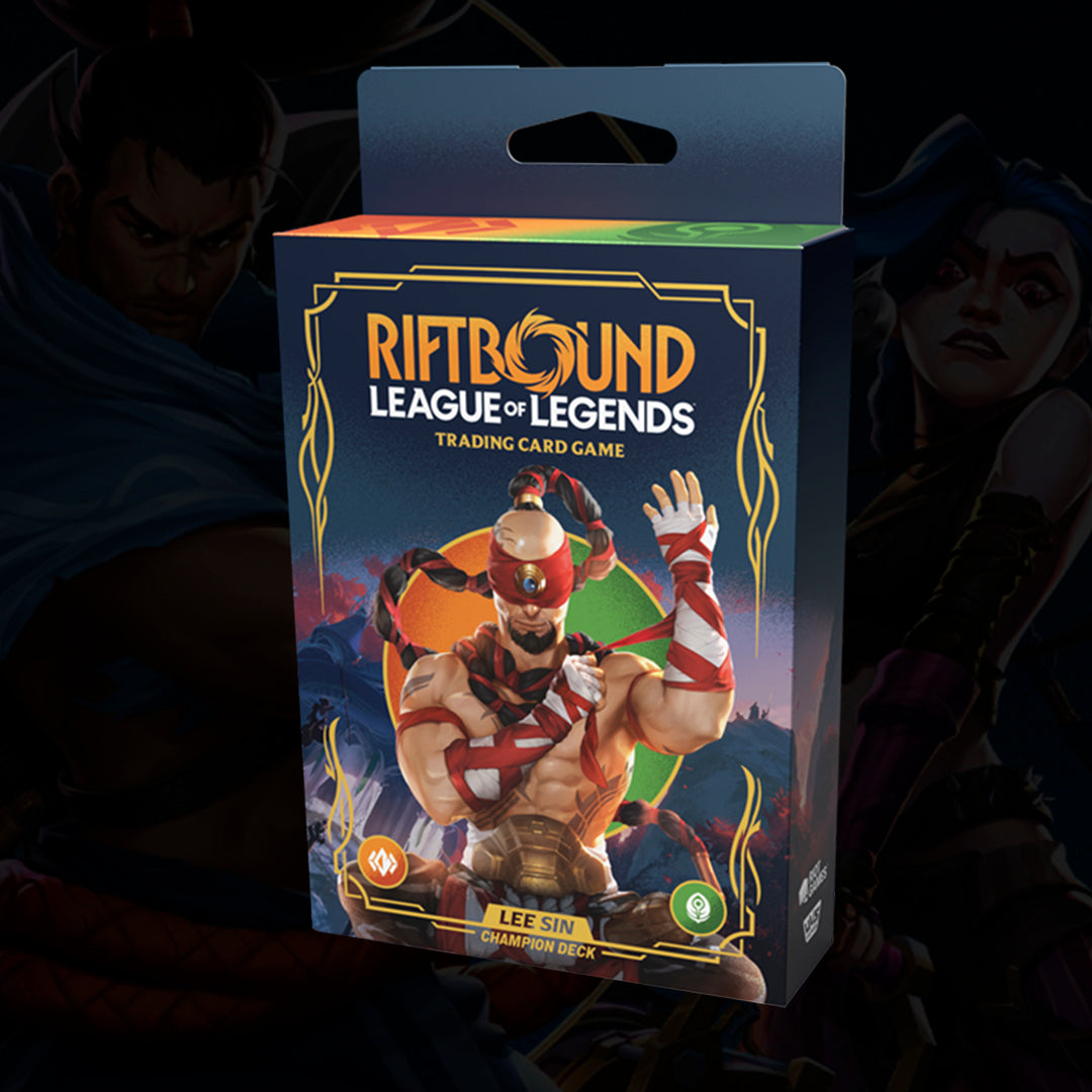 PREPEDIDO RIFTBOUND: LOL TCG ORIGINS LEE SIN CHAMP DECK - INGLÉS