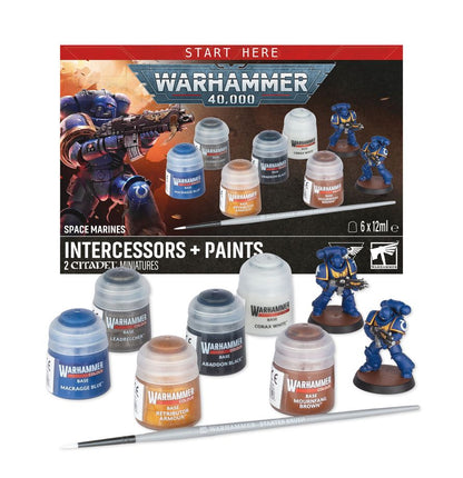 WH40K: START HERE - Marines Espaciales: Intercesores y pinturas