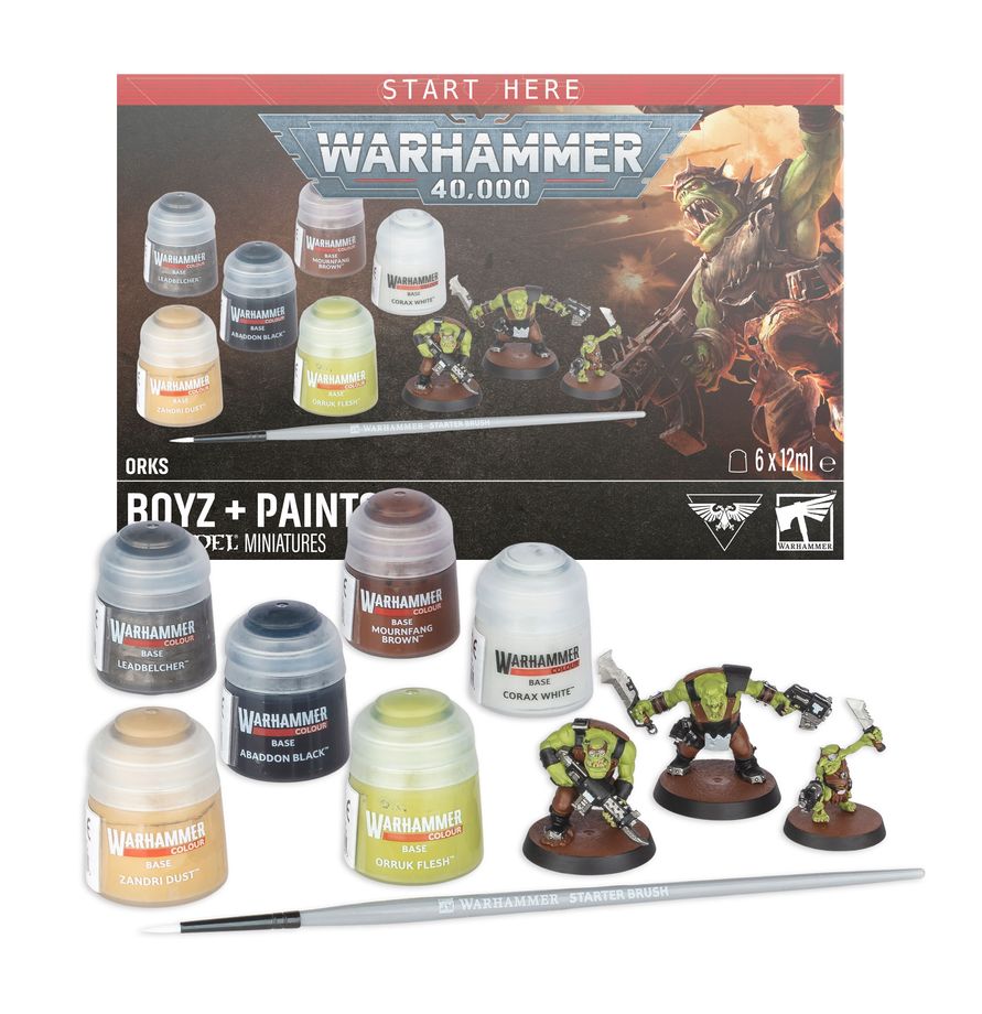 WH40K: START HERE - Orkos: Chikoz y pinturas