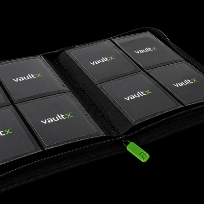 Vault X: Exo-Tec Zip Binder4-Pocket - Black