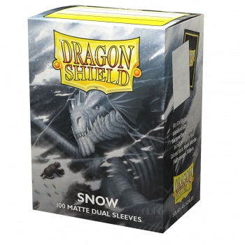 DRAGON SHIELD - 100 SLEEVES SNOW MATTE - DUAL