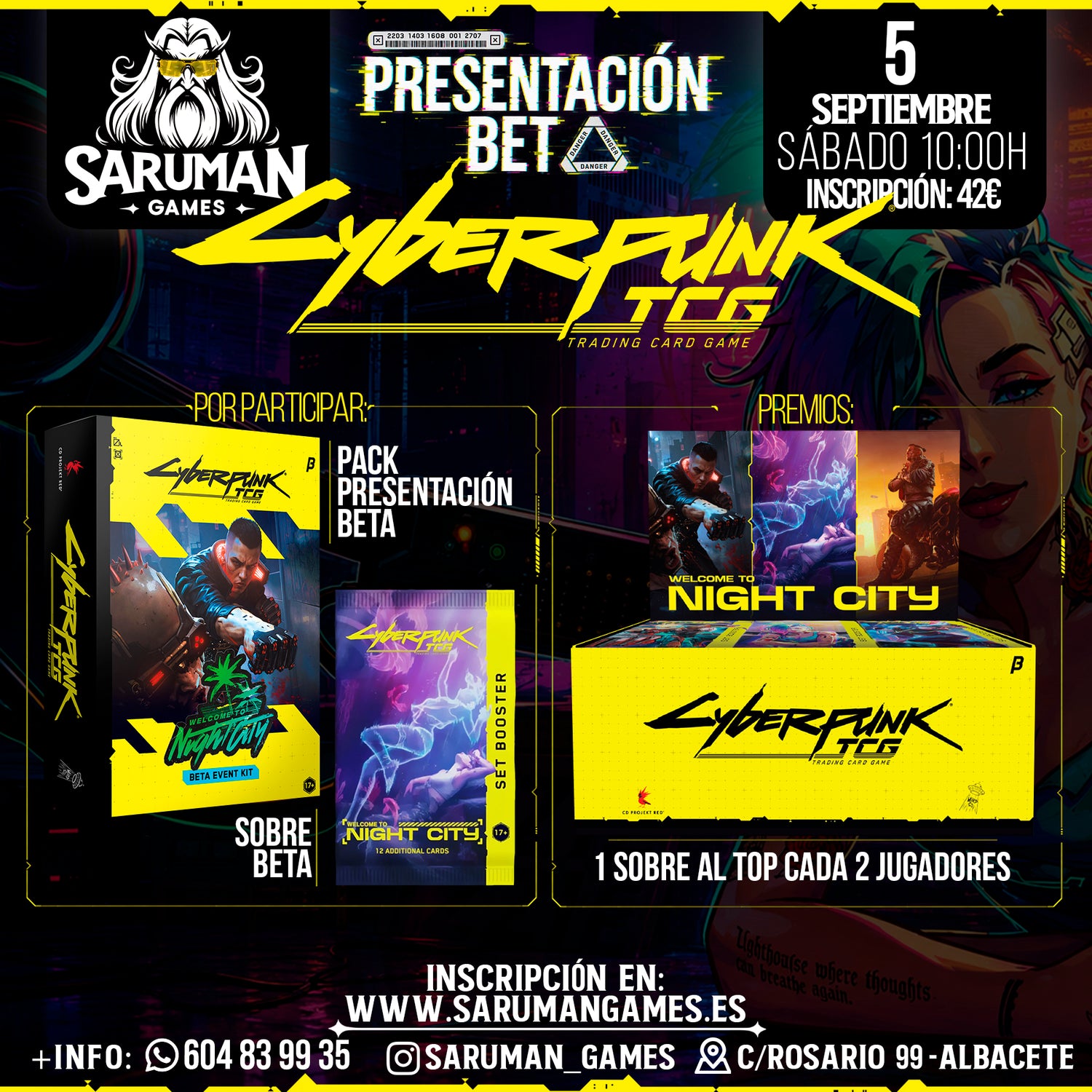 PRESENTACIÓN – CYBERPUNK TCG BETA