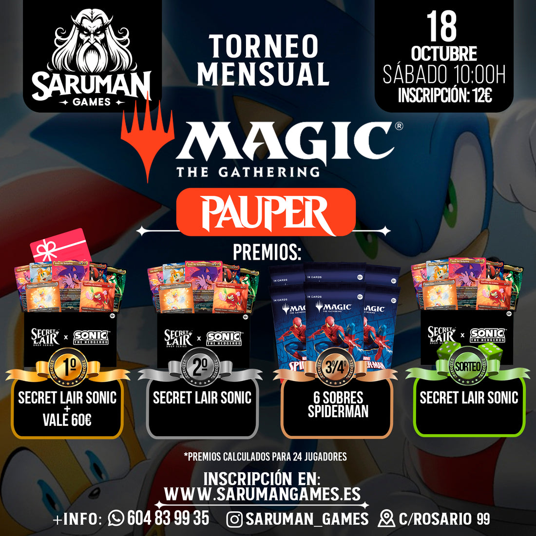 🔥 TORNEO MENSUAL – MAGIC: THE GATHERING – PAUPER