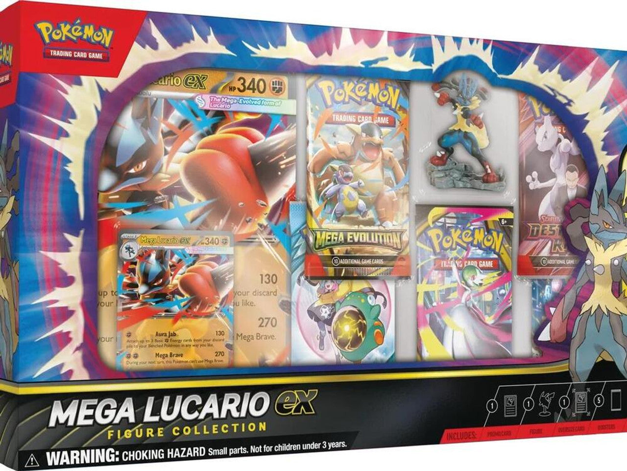 POKEMON TCG: FIGURA COLLECTION MEGA LUCARIO - ESPAÑOL