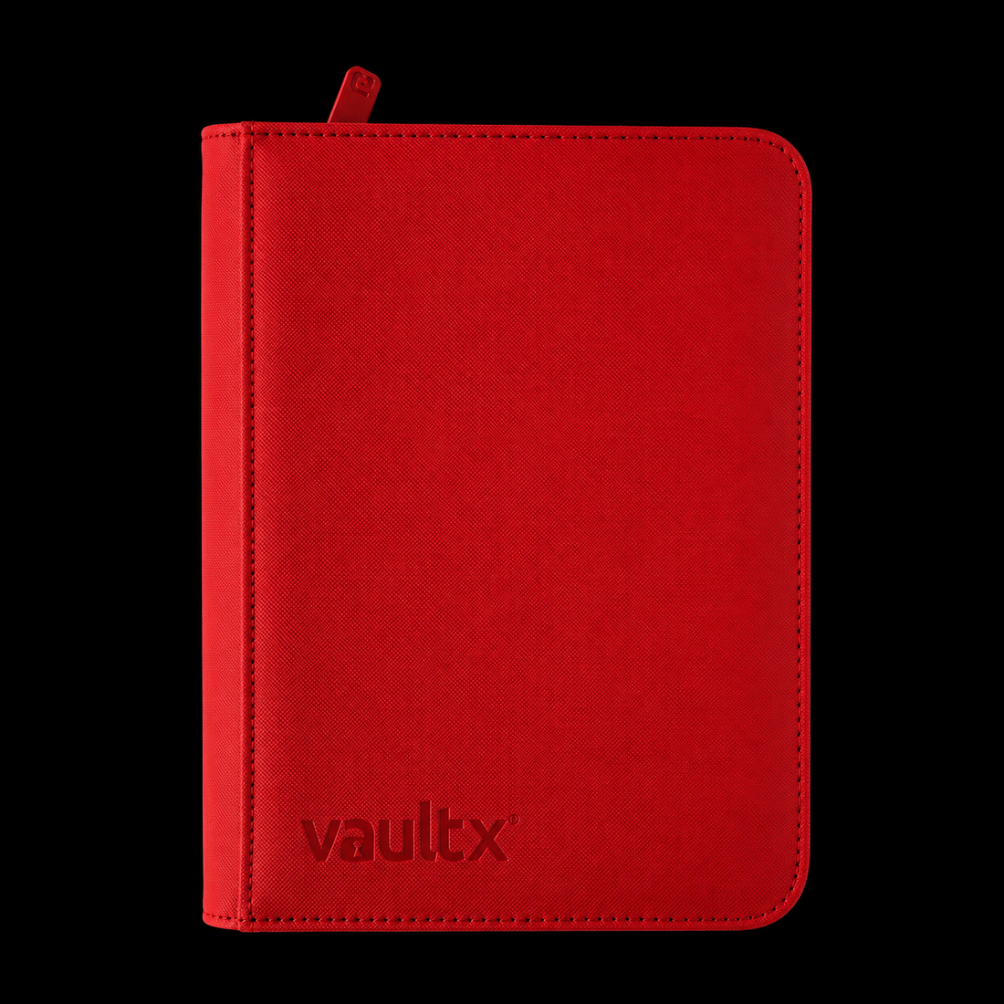Vault X: Exo-Tec Zip Binder4-Pocket - Red - (160 huecos)