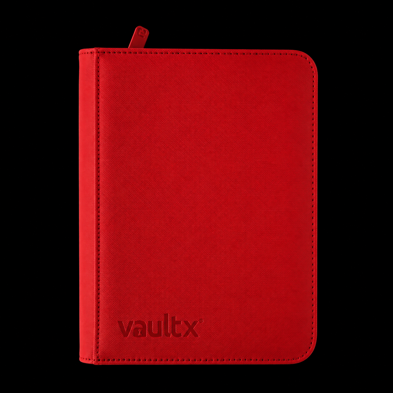 Vault X: Exo-Tec Zip Binder4-Pocket - Red - (160 huecos)