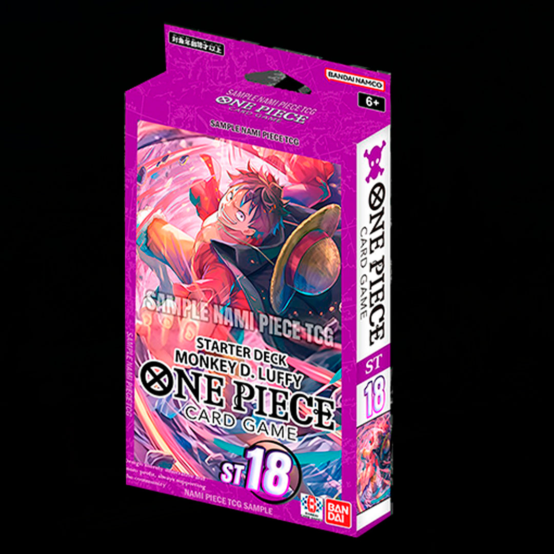 ONE PIECE: STARTER DECK - MONKEY D. LUFFY - (ST18) VIOLET