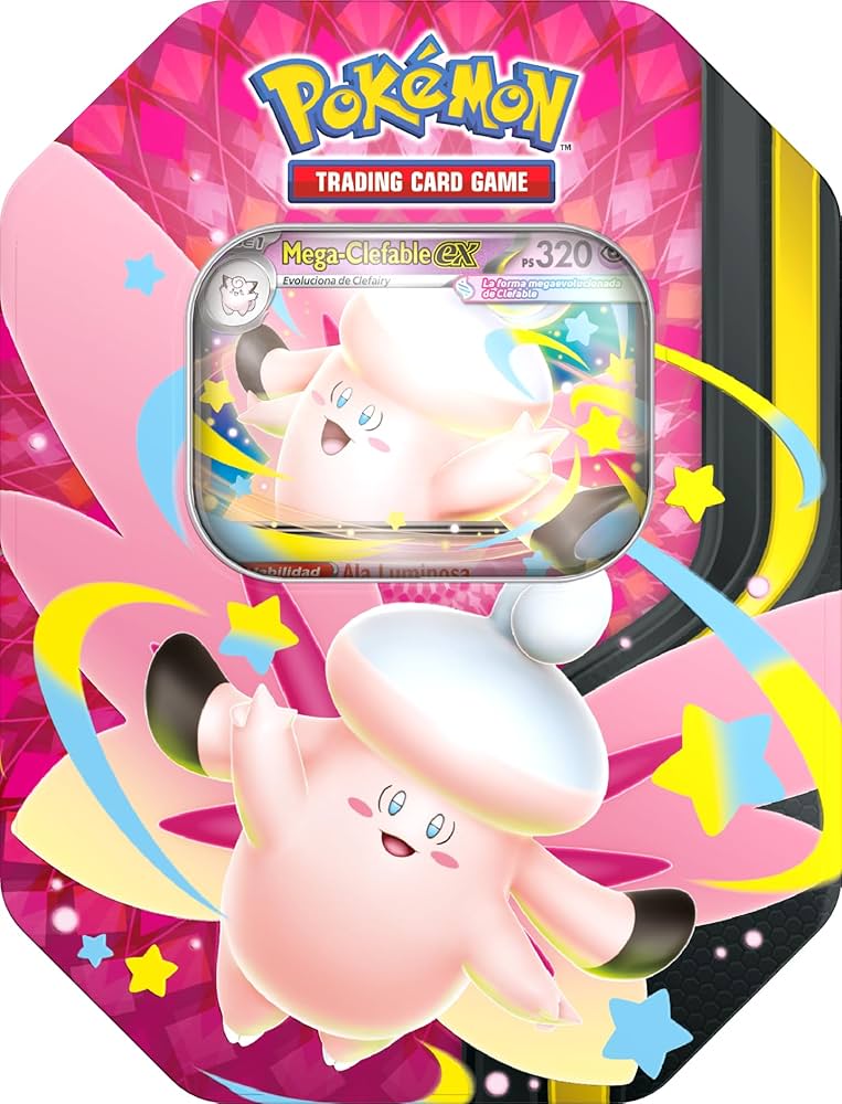 POKEMON TCG: Lata Megaluz lunar Mega-Clefable ex