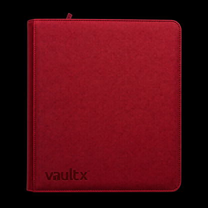 Vault X: Exo-Tec Zip Binder12-Pocket - Metallic Red - (480 huecos)