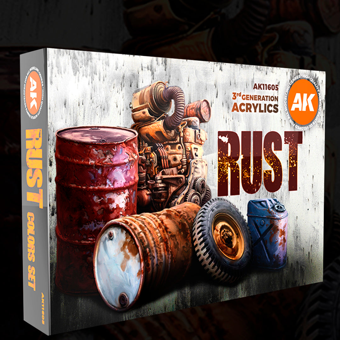 3GEN Acrylics SET: RUST