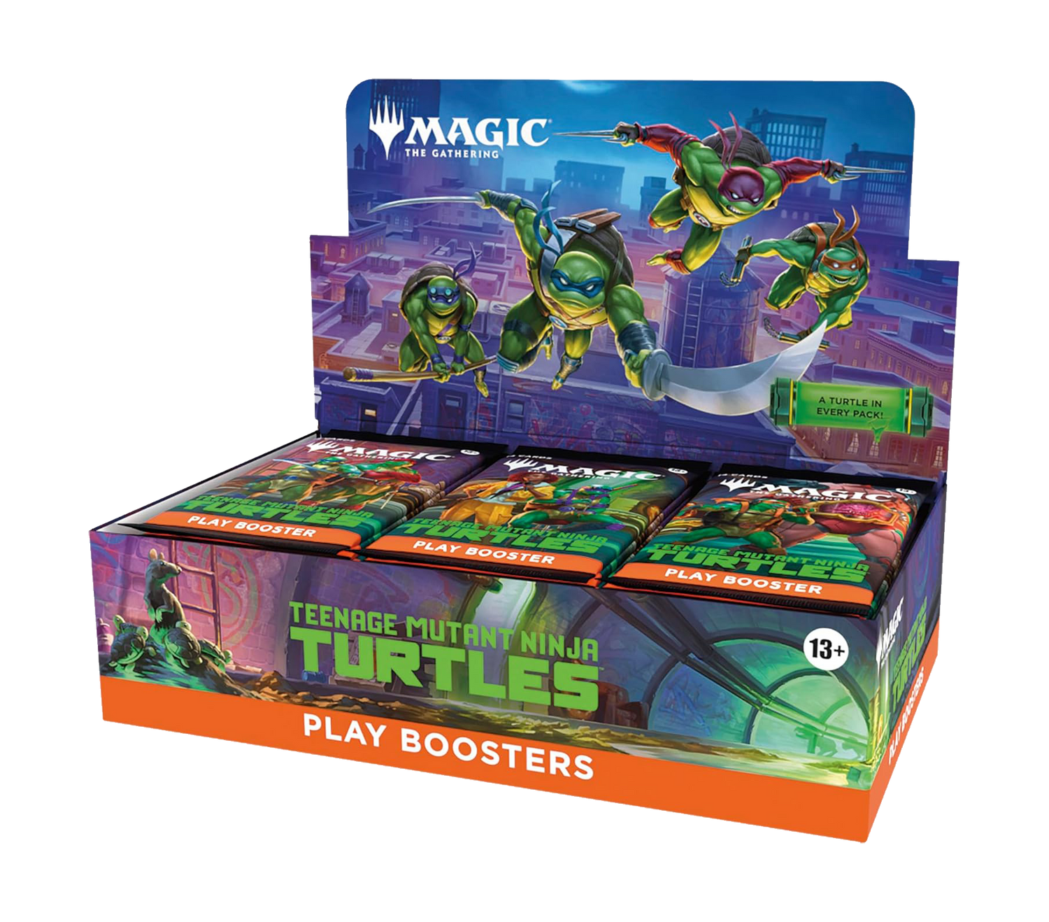 PREPEDIDO - MTG Teenage Mutant Ninja Turtles – Play Booster Display (30 sobres) Inglés