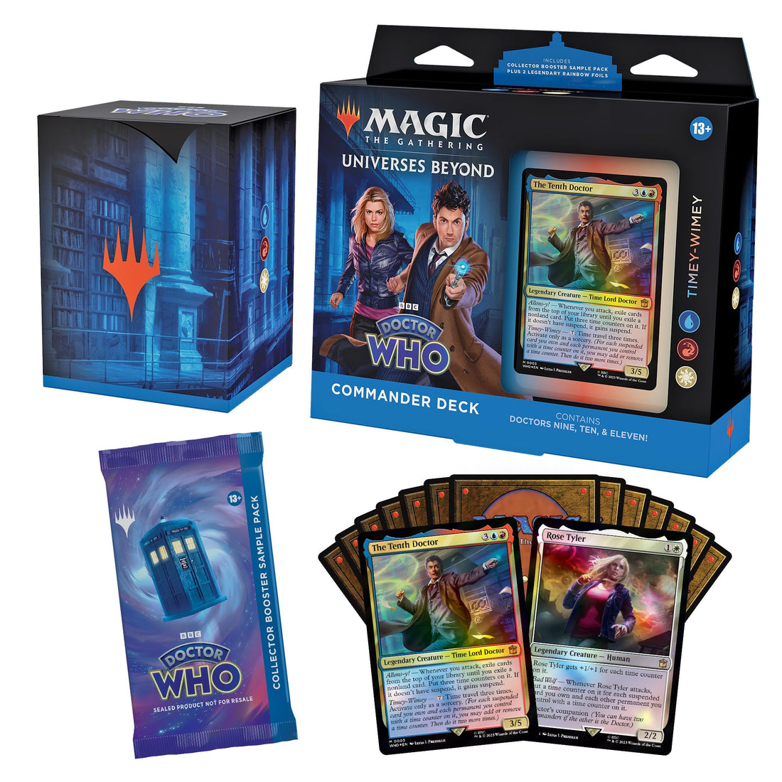 MAGIC THE GATHERING UNIVERSE BEYOND: - DOCTOR WHO - TIMEY-WIMEY COMMANDER DECK - (INGLÉS)