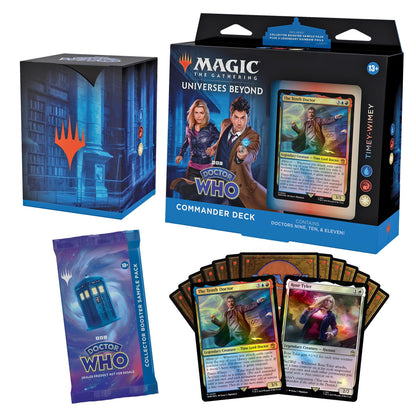 MAGIC THE GATHERING UNIVERSE BEYOND: - DOCTOR WHO - TIMEY-WIMEY COMMANDER DECK - (INGLÉS)