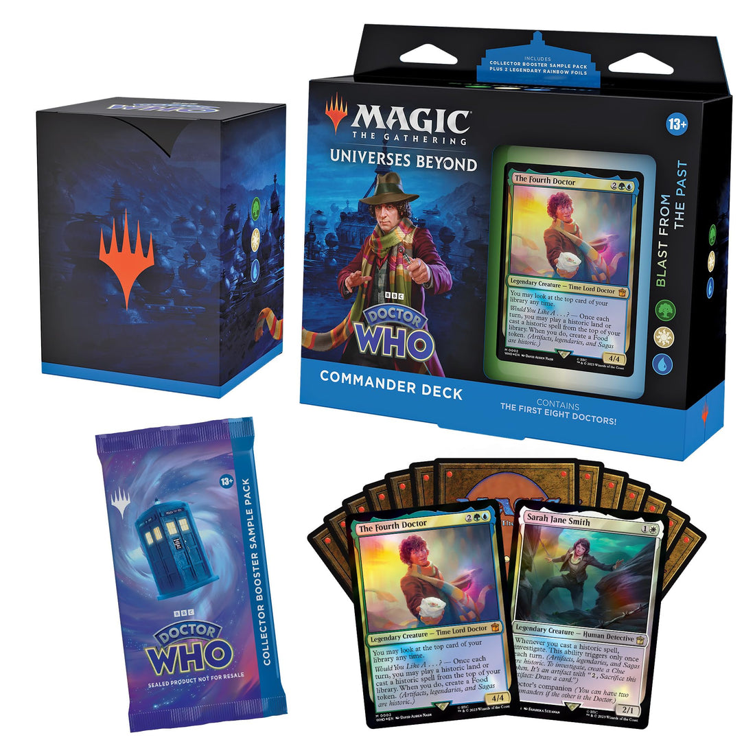 MAGIC THE GATHERING UNIVERSE BEYOND: - DOCTOR WHO - BLAST FROM THE PAST COMMANDER DECK - (INGLÉS)