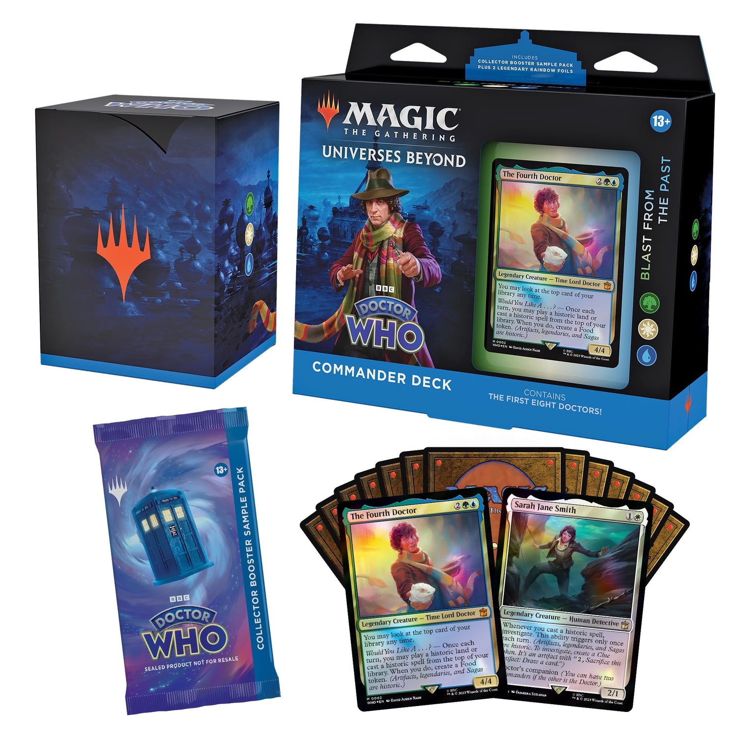 MAGIC THE GATHERING UNIVERSE BEYOND: - DOCTOR WHO - BLAST FROM THE PAST COMMANDER DECK - (INGLÉS)