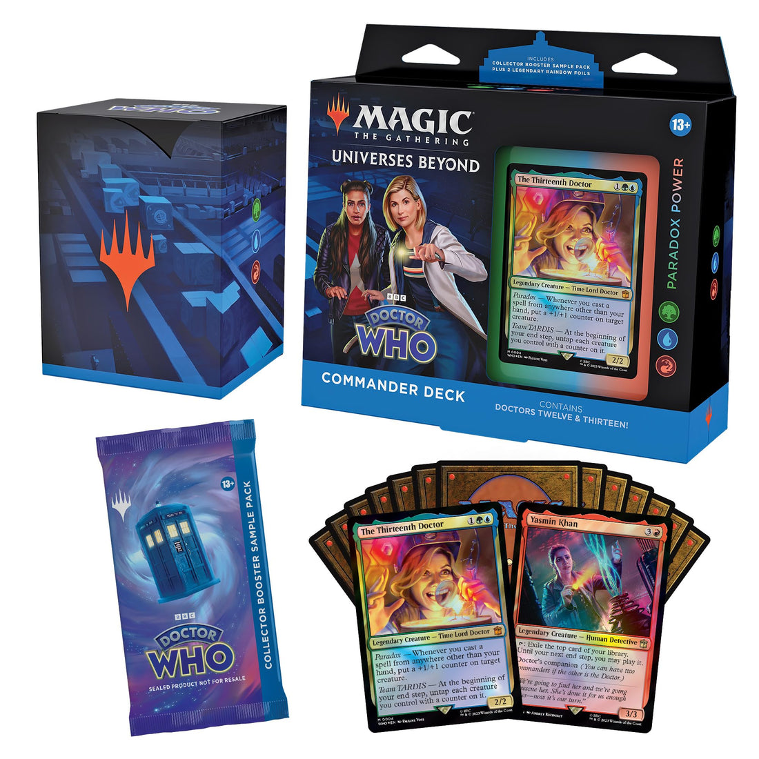 MAGIC THE GATHERING UNIVERSE BEYOND: - DOCTOR WHO - PARADOX POWER COMMANDER DECK - (INGLÉS)