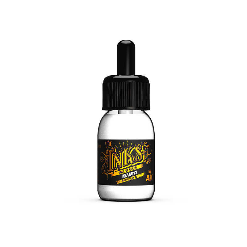 INMACULATE WHTE - AK INKS - 30ml