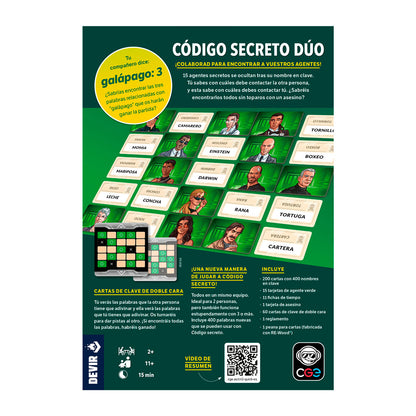 CODIGO SECRETO: DÚO