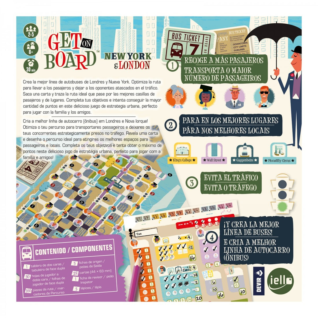 GET ON BOARD: NEWYORK &amp; LODON (SP/PT)