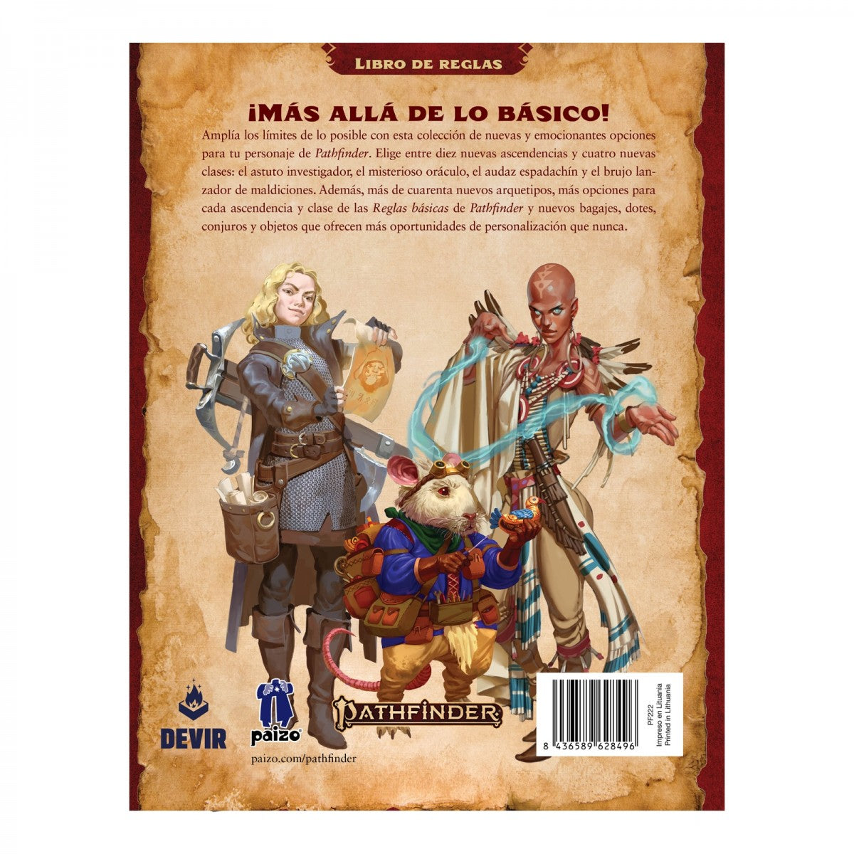 PATHFINDER 2º: GUIA DEL JUGADOR AVANZADA