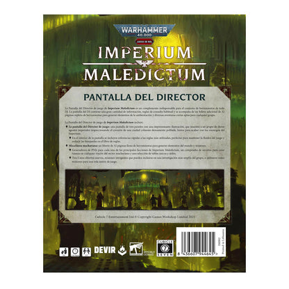 WARHAMMER 40,000: ROL - PANTALLA DEL DIRECTOR - IMPERIUM MALEDICTUM + MISCELANEA MACHARIANA