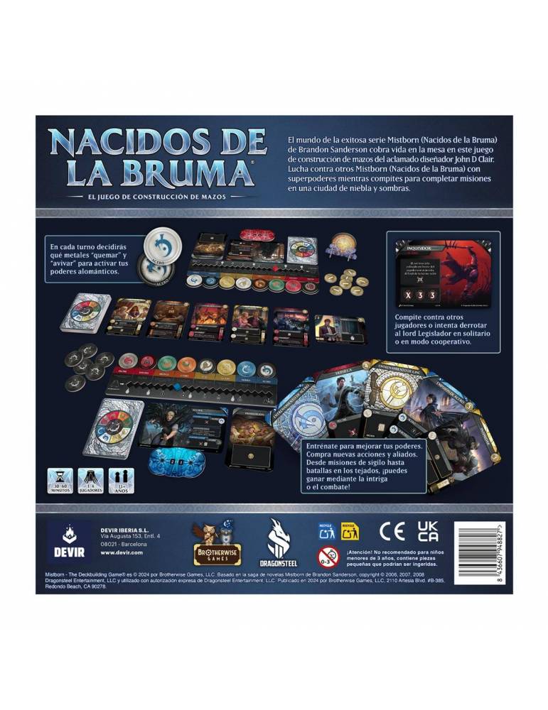 NACIDOS DE LA BRUMA: EL JUEGO DE CONSTRUCCIÓN DE MAZOS