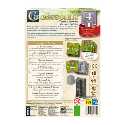 CARCASSONNE: TORRES Y LADRONES - Exp.4