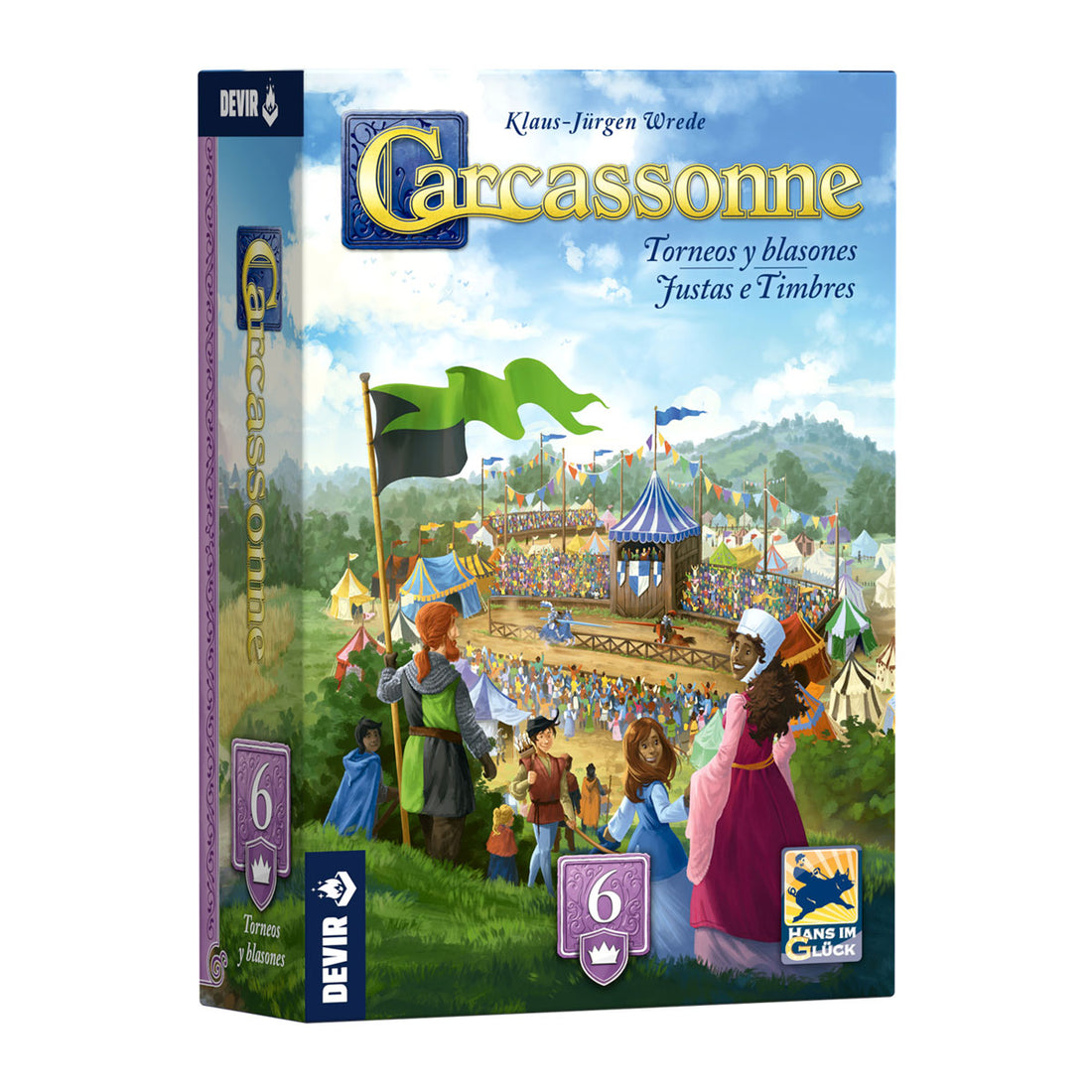 CARCASSONNE: TORNEOS Y BLASONES - Exp.6