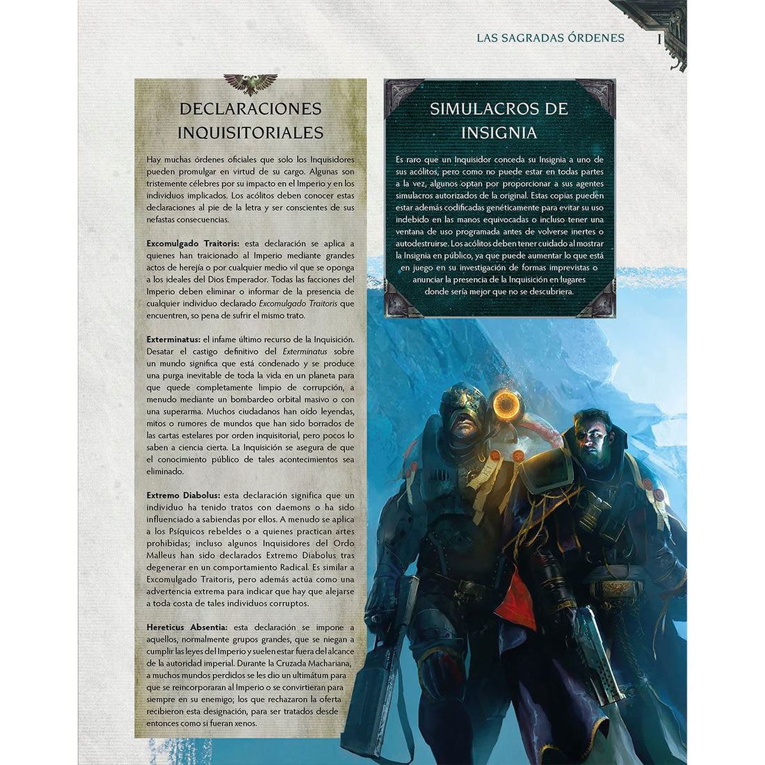 Warhammer 40.000: Imperium Maledictum - Guía de juego de la Inquisición - (Castellano)