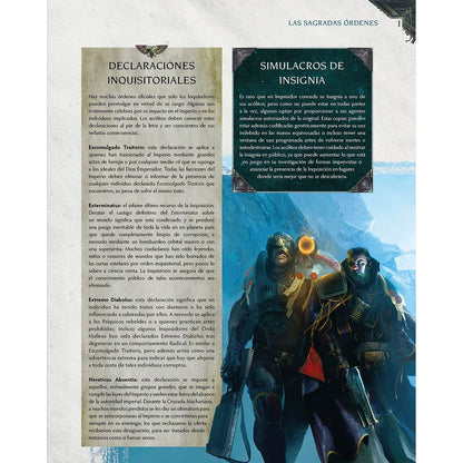 Warhammer 40.000: Imperium Maledictum - Guía de juego de la Inquisición - (Castellano)