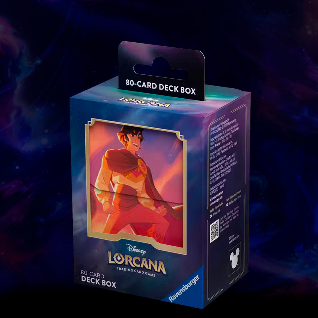 DISNEY LORCANA: DECK BOX - SHIMMERING SKIES - ALADDIN