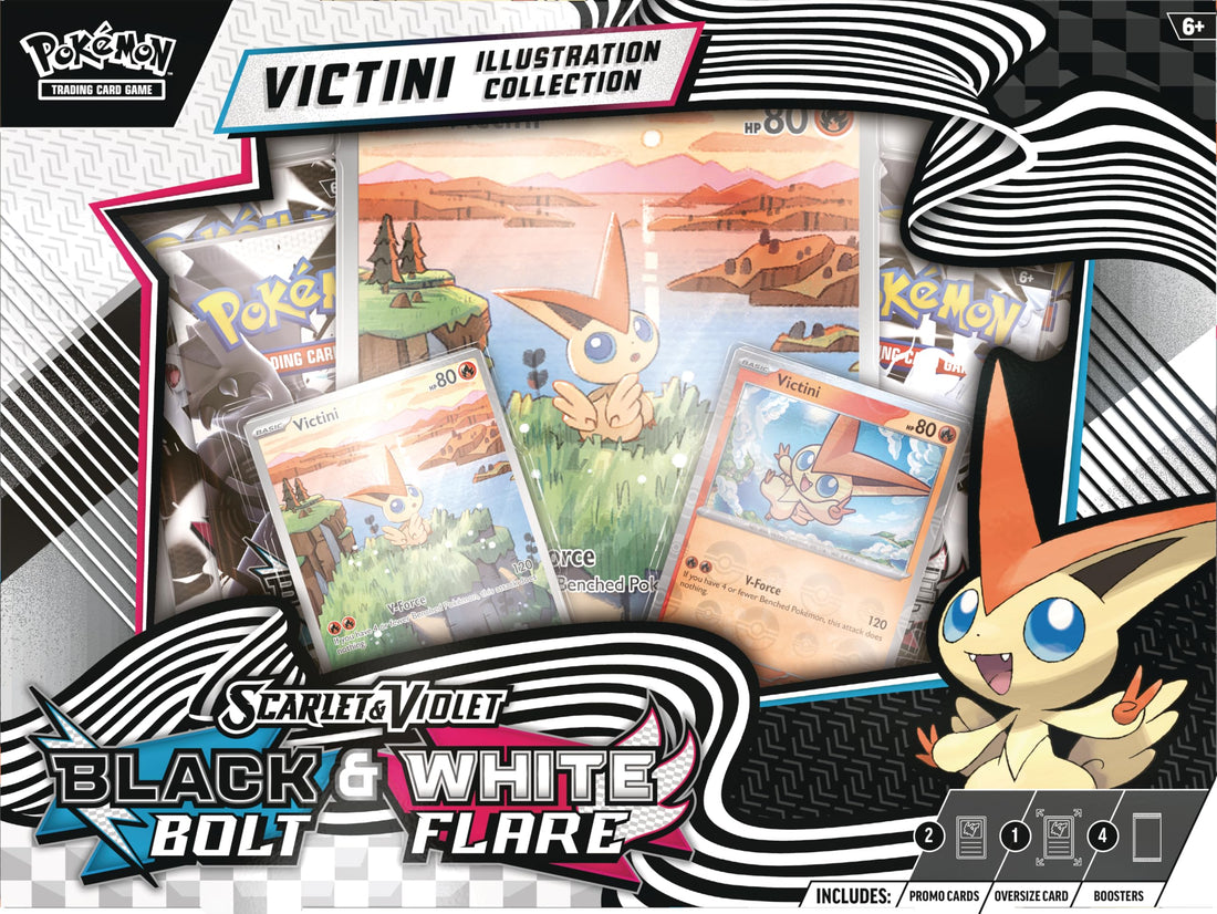 POKEMON TCG: VICTINI ILLUSTRATION COLLECTION WHITE FLARE BLACK BOLT - ESPAÑOL