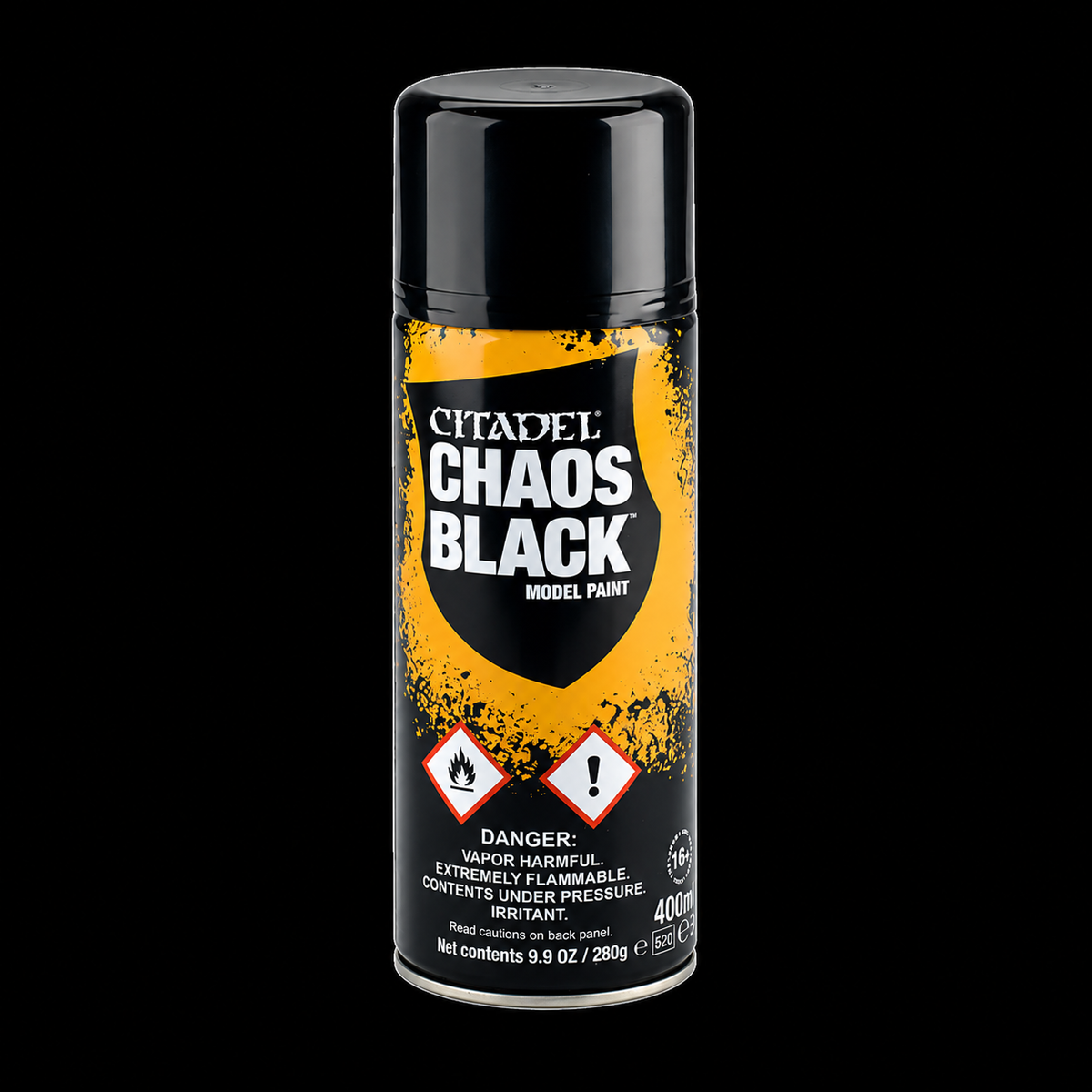 CHAOS BLACK SPRAY PAINT