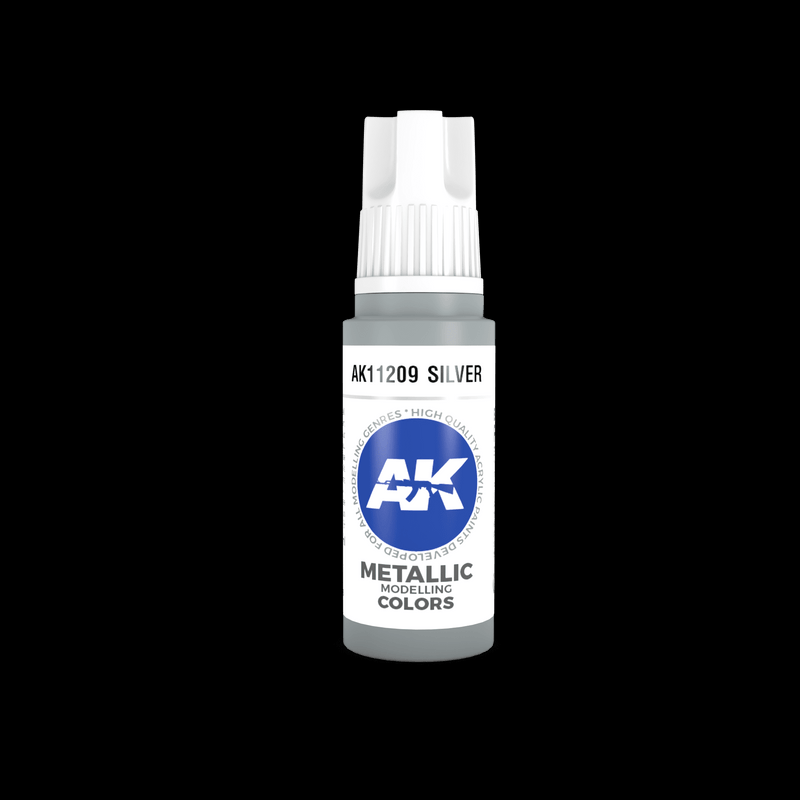 3GEN Acrylics Silver 17ml