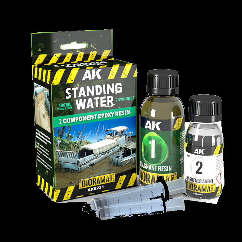 RESIN STAGNANT WATER COMPONENTS EPOXY RESIN 180ML