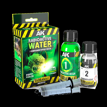 RESIN RADIOACTIVE WATER COMPONENTS EPOXY RESIN 180 ML