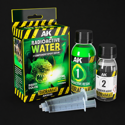 RESIN RADIOACTIVE WATER COMPONENTS EPOXY RESIN 180 ML
