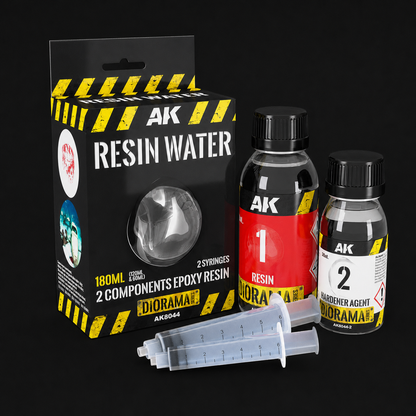 RESIN WATER 2-COMPONENTS EPOXY RESIN - 180ml