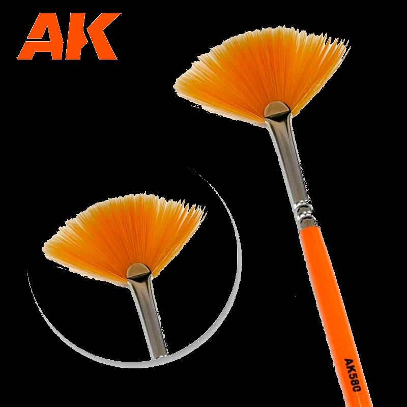 WEATHERING BRUSH FAN SHAPE