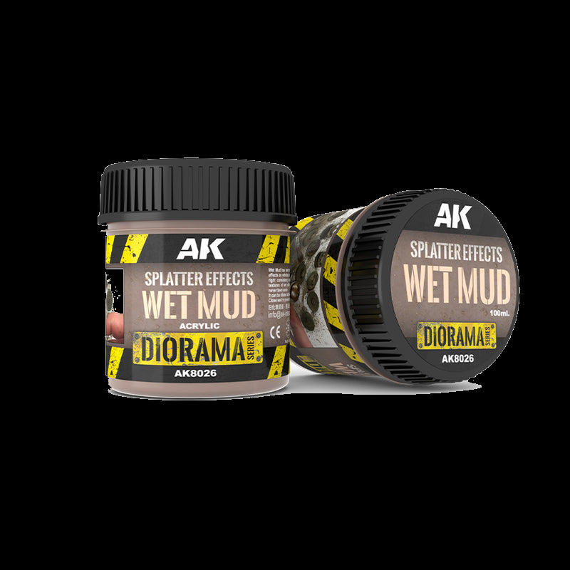 AK: SPLATTER EFFECTS - WET MUD - 100ml (Acrylic)