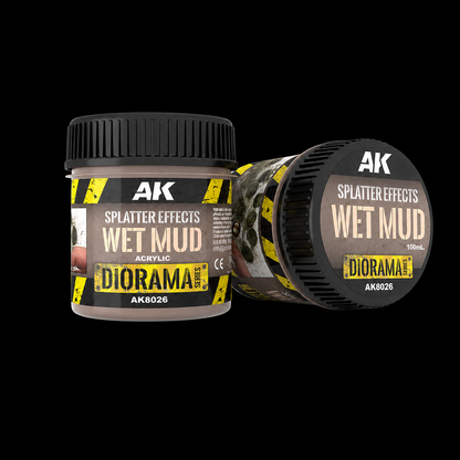 AK: SPLATTER EFFECTS - WET MUD - 100ml (Acrylic)