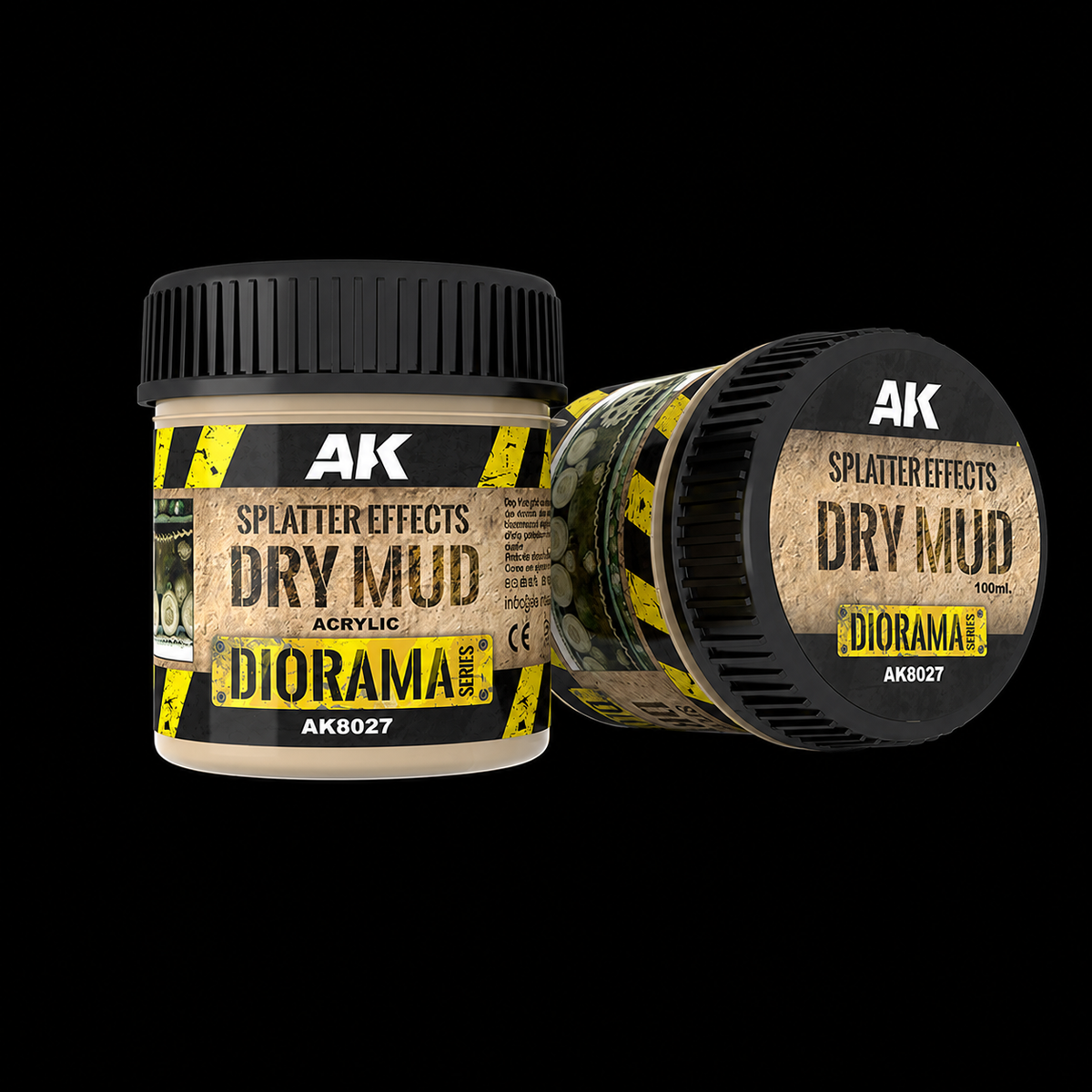AK: SPLATTER EFFECTS - DRY MUD - 100ml (Acrylic)