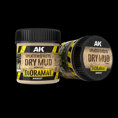 AK: SPLATTER EFFECTS - DRY MUD - 100ml (Acrylic)