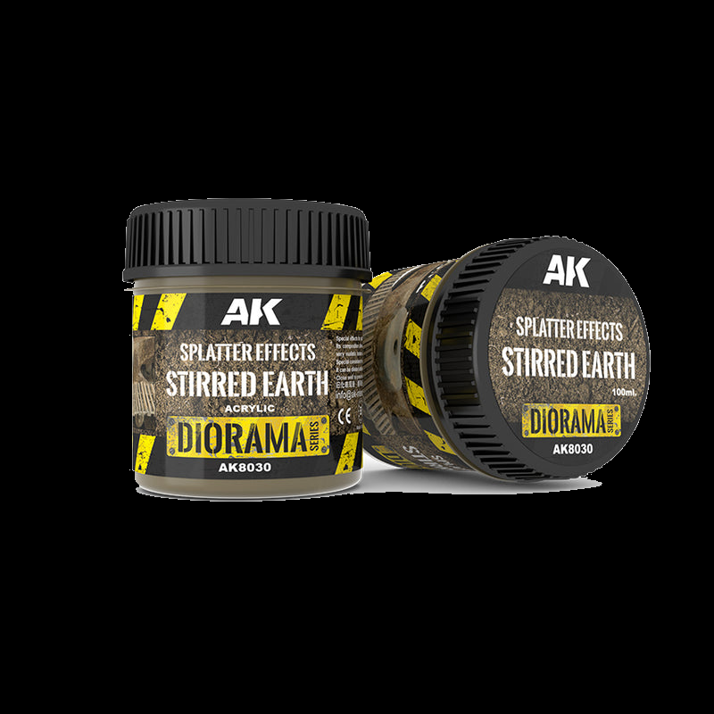 AK: SPLATTER EFFECTS - STIRRED EARTH - 100ml (Acrylic)