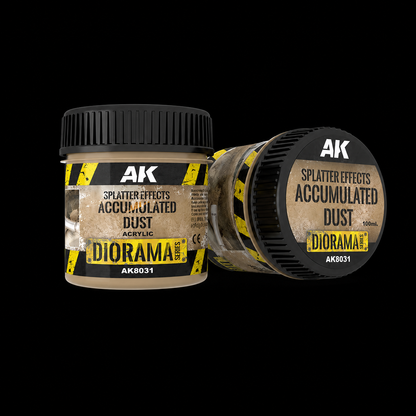 AK: SPLATTER EFFECTS - ACCUMULATED DUST - 100ml (Acrylic)