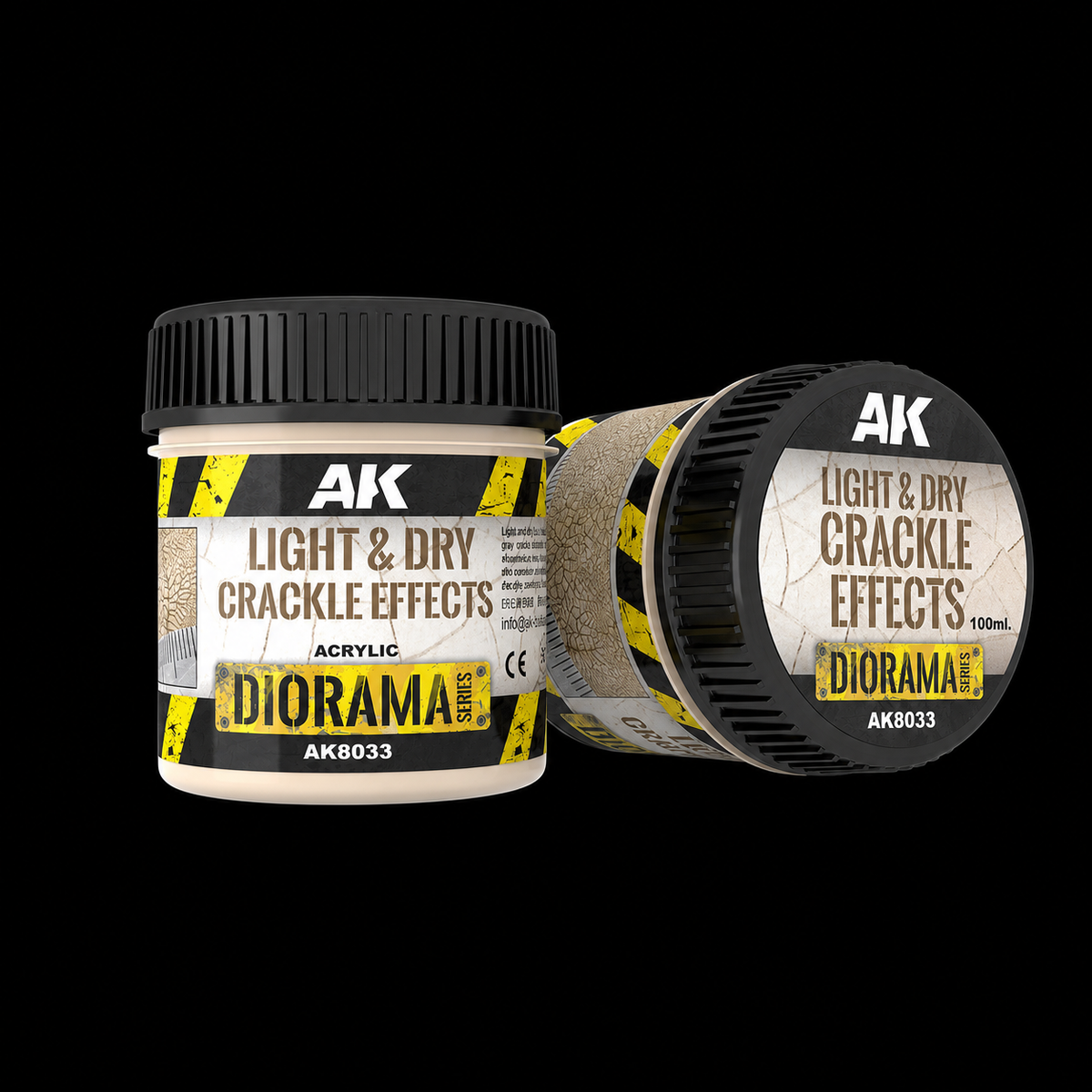 AK: CRACKLE EFFECTS - LIGHT &amp; DRY - 100ml (Acrylic)