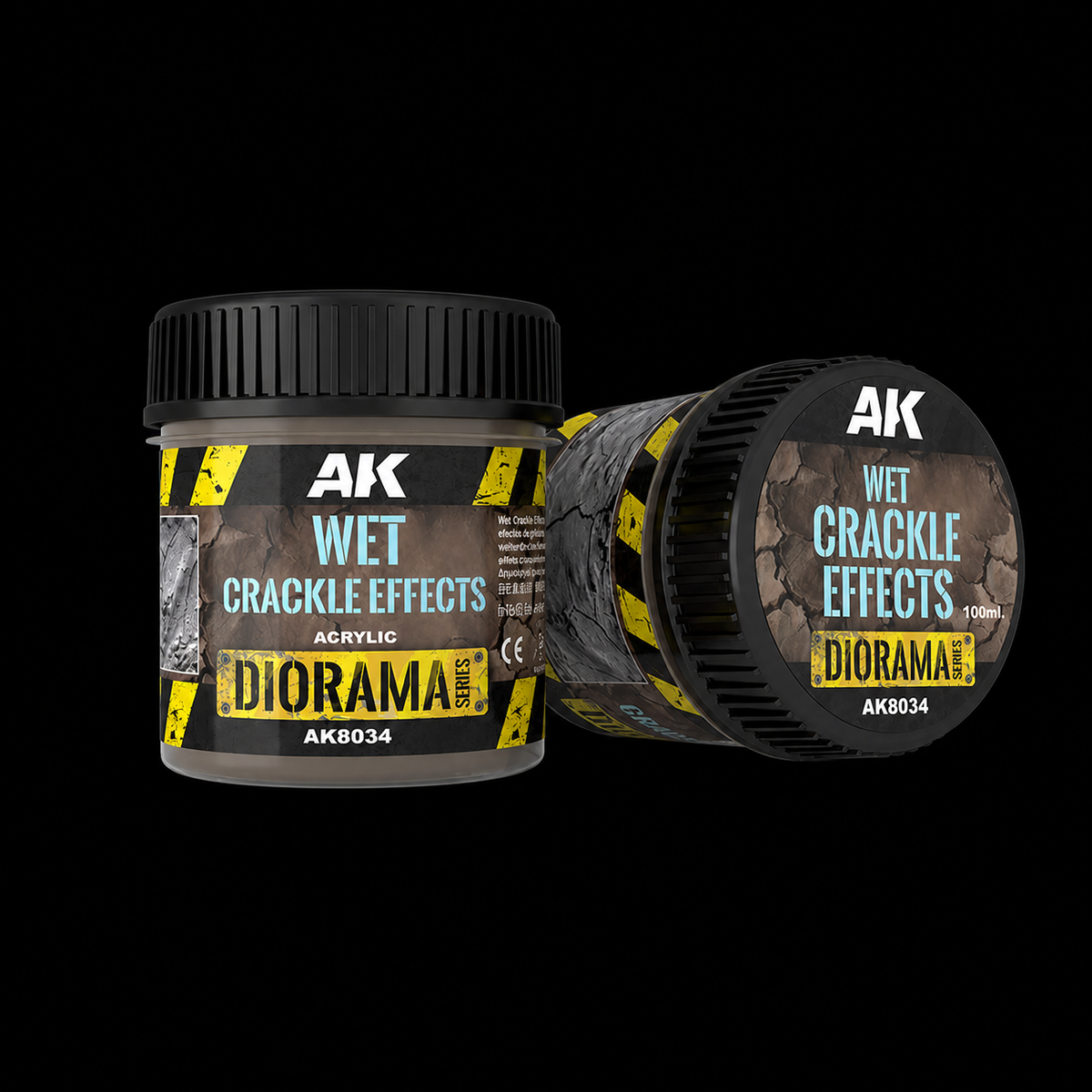 AK: CRACKLE EFFECTS - WET - 100ml (Acrylic)